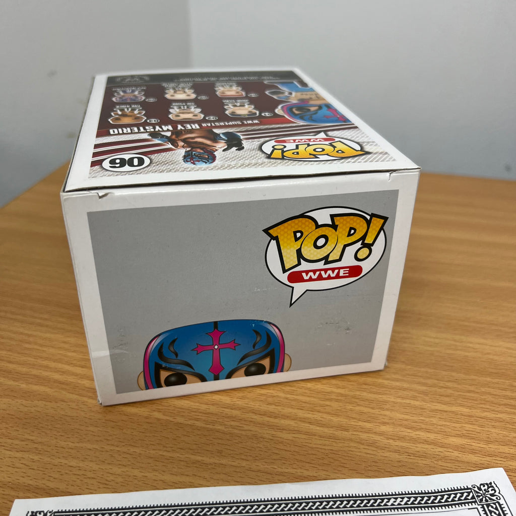 Rey Mysterio WWE Signed Pop 06 711 with COA Funko Pop Rare