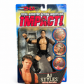 TNA AJ Styles w Body Slam Action Toybiz Action Figure WWE