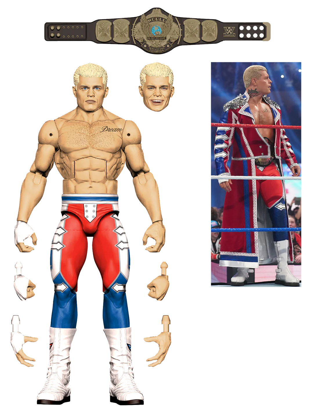 PREORDER Cody Rhodes - WWE Elite Defining Moments 2026 Series Action Figure