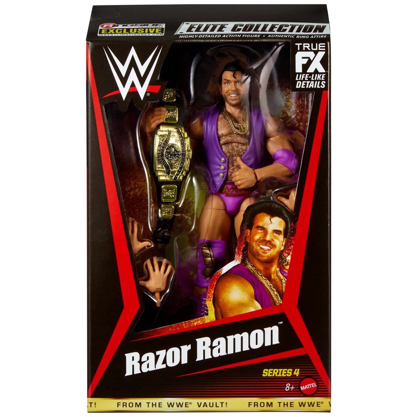 PREORDER Razor Ramon Defining Moments - WWE From the Vault Exclusive Series 4 Action Figure