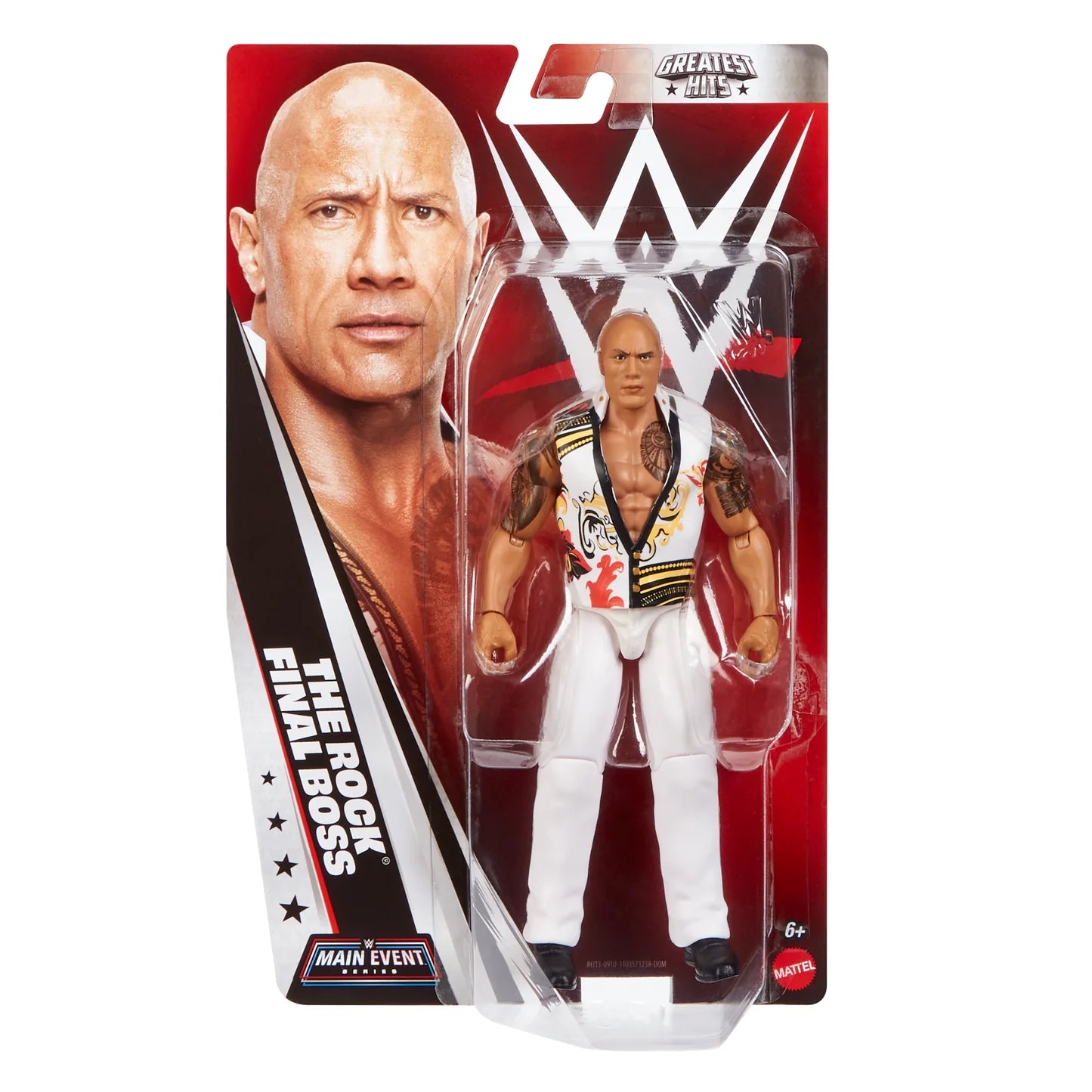 The Rock WWE Main Event Greatest Hits Series 3 Action Figure Mattel