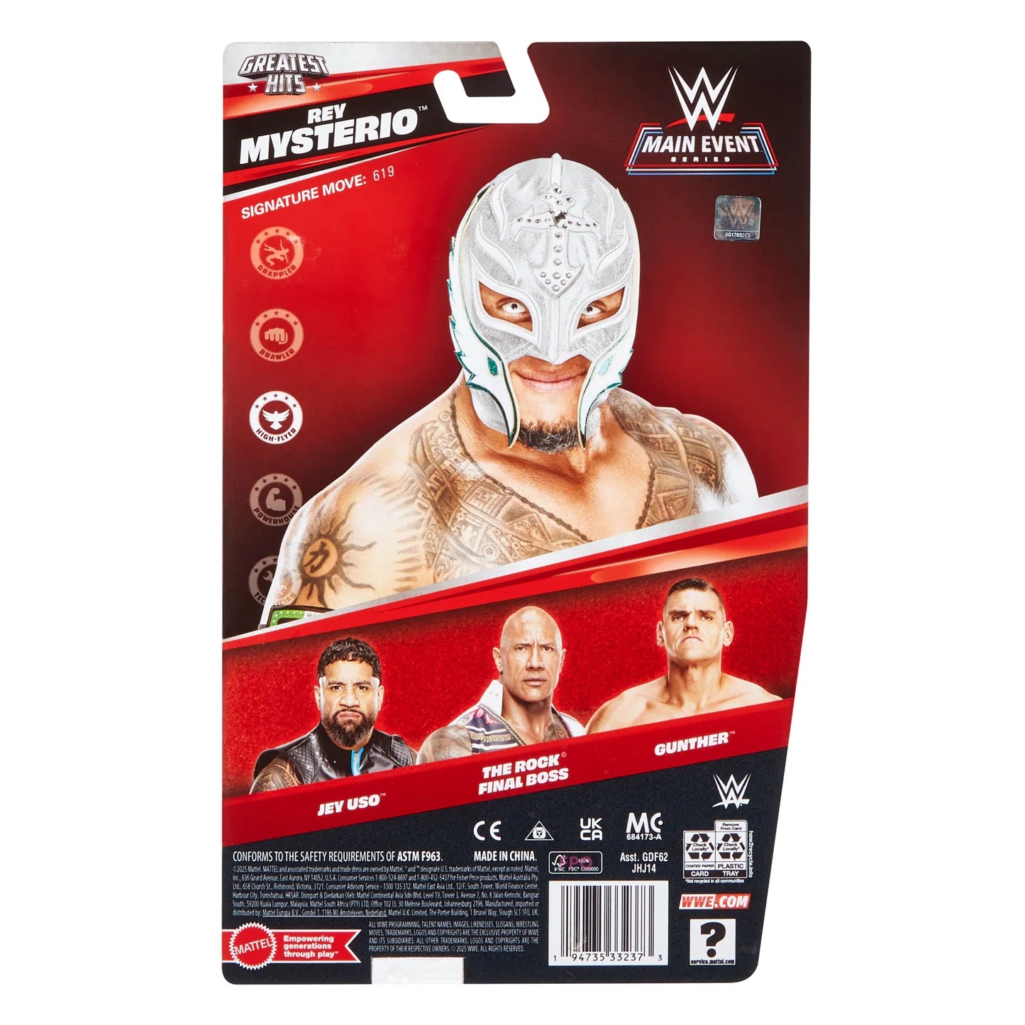 Rey Mysterio WWE Main Event Greatest Hits Series 3 Action Figure Mattel