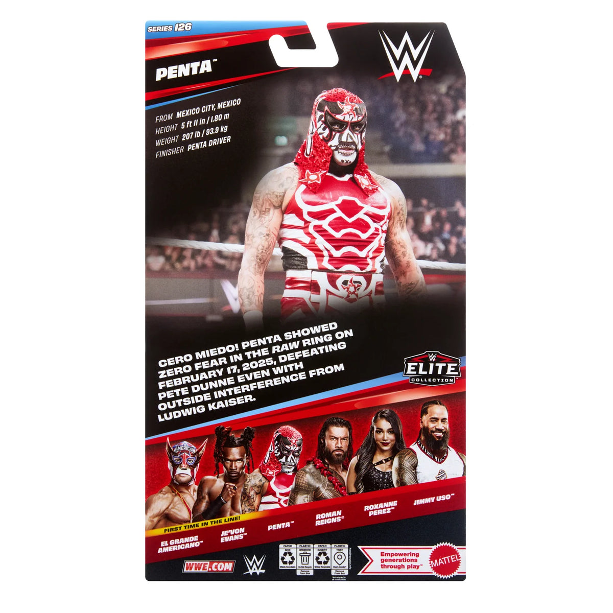 Penta WWE Elite Collection 126 Action Figure Mattel
