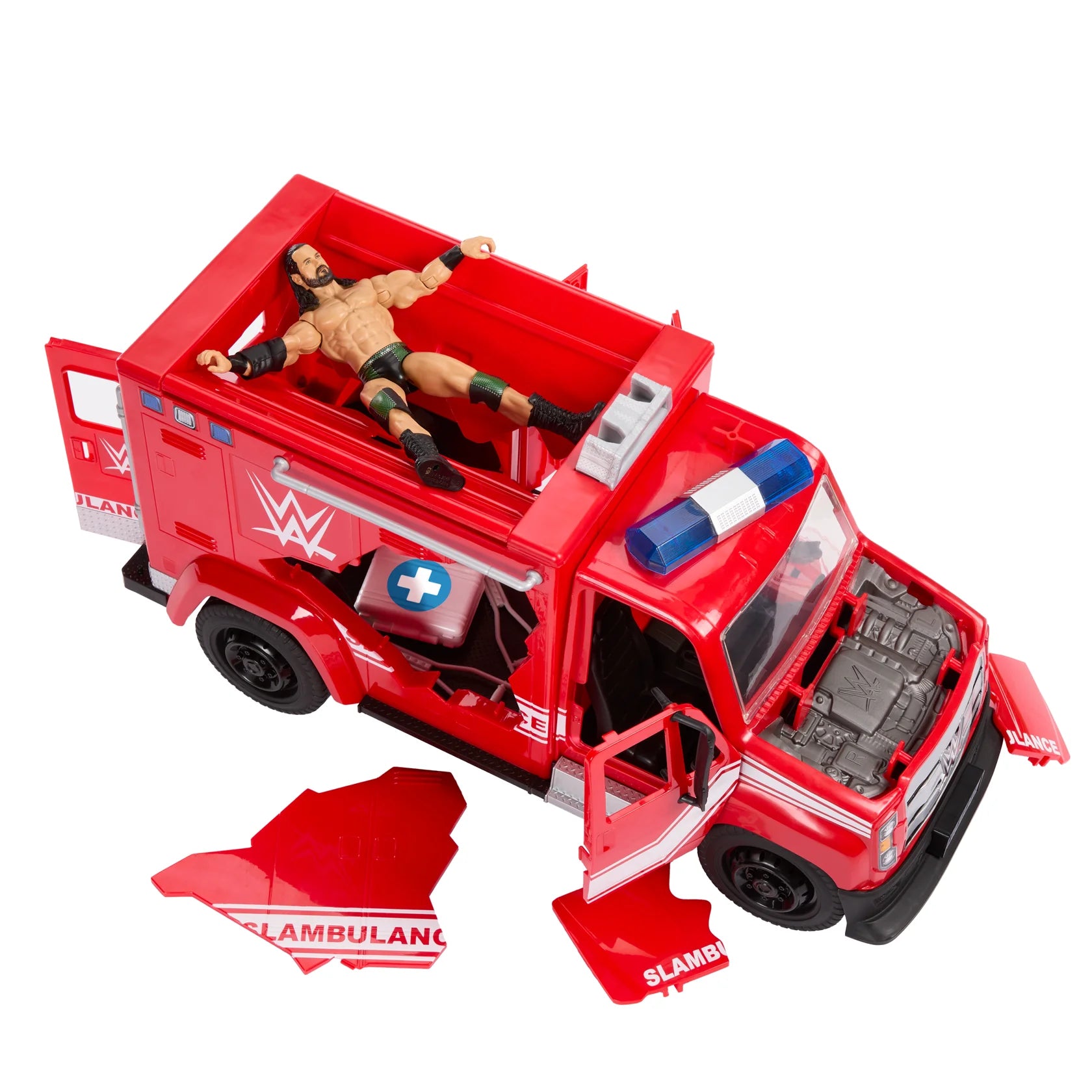 Slambulance Ambulance WWE Playset for Elite Action Figures Accessory Mattel