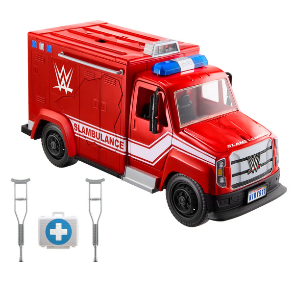 Slambulance Ambulance WWE Playset for Elite Action Figures Accessory Mattel