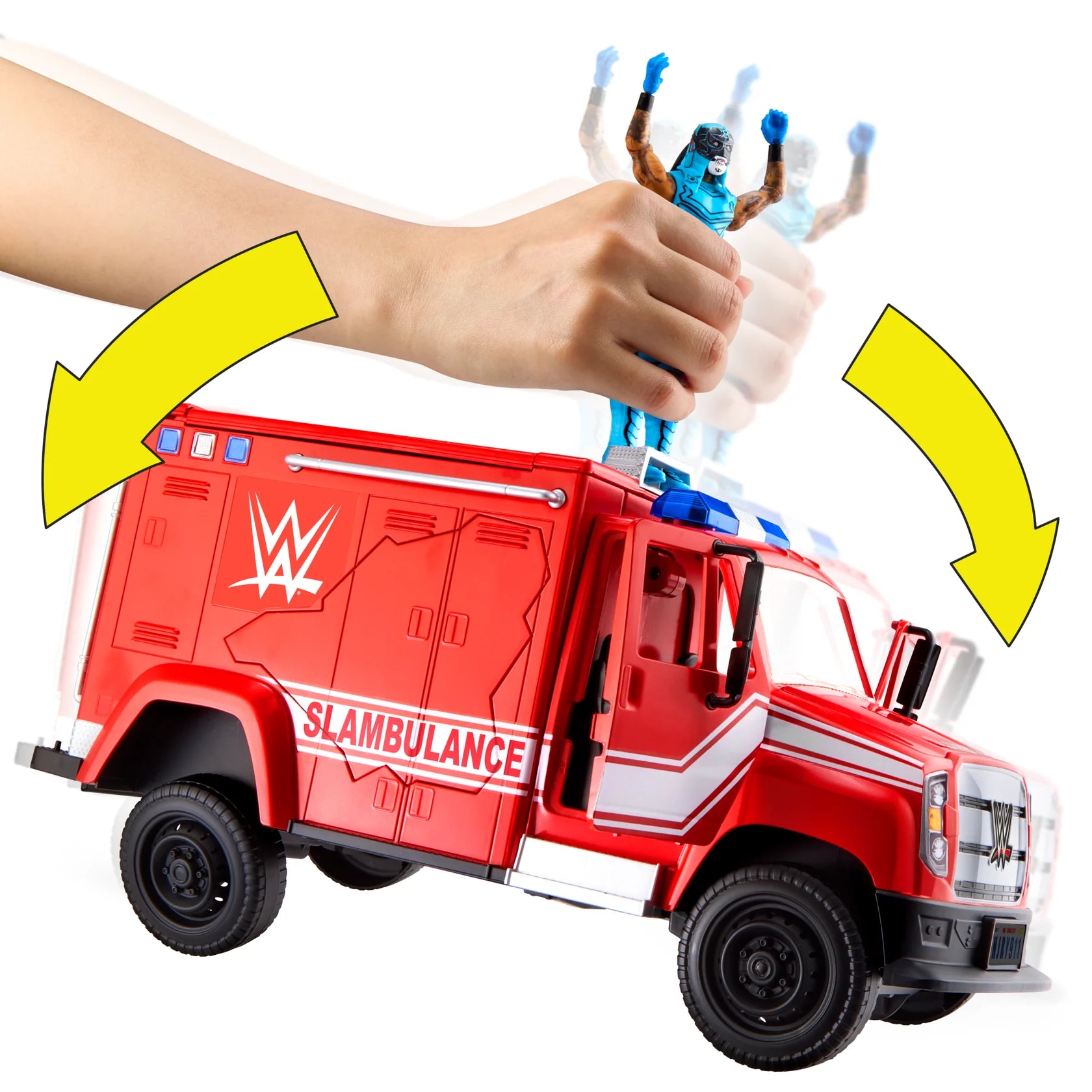 Slambulance Ambulance WWE Playset for Elite Action Figures Accessory Mattel