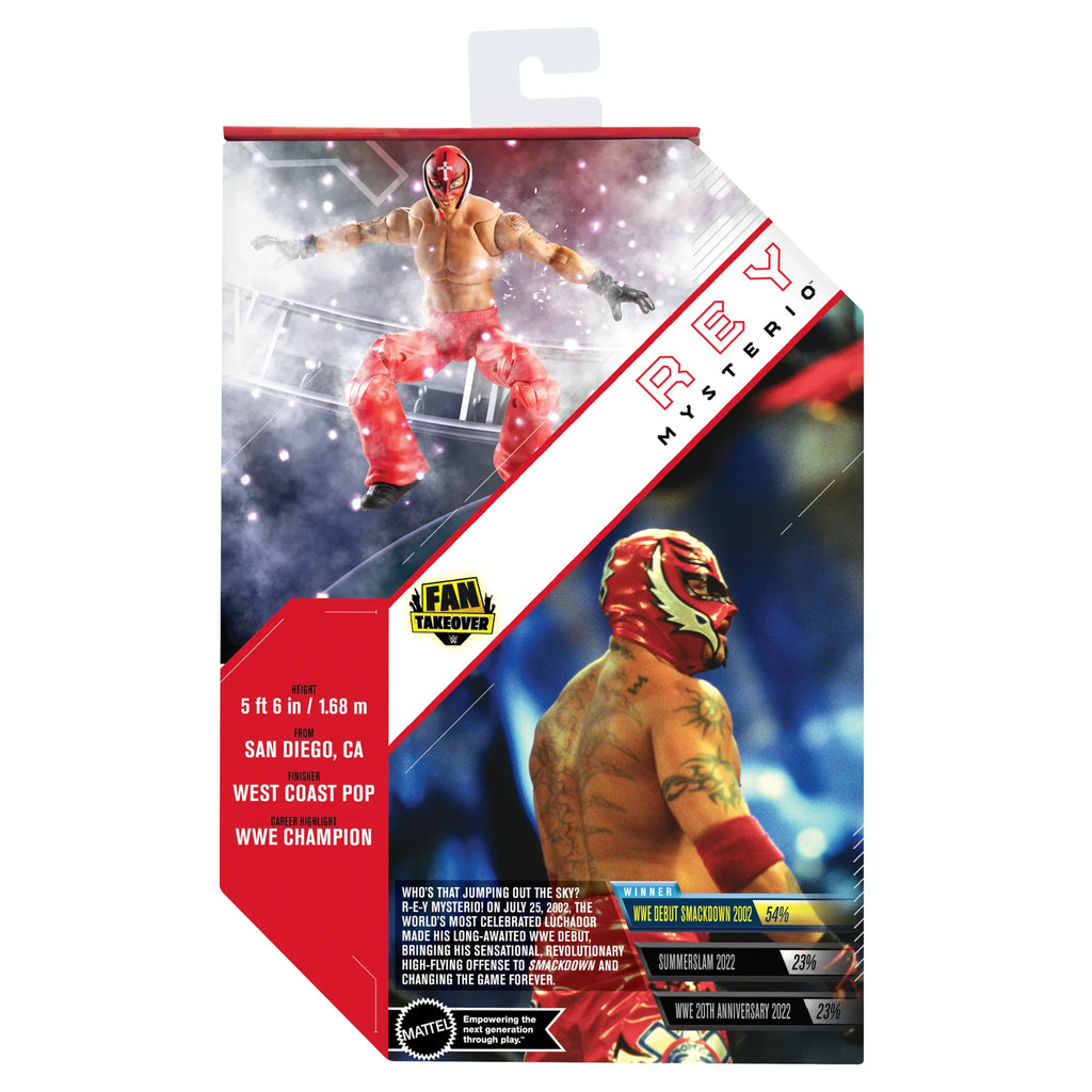 Rey Mysterio WWE Ultimate Edition Fan Takeover Action Figure