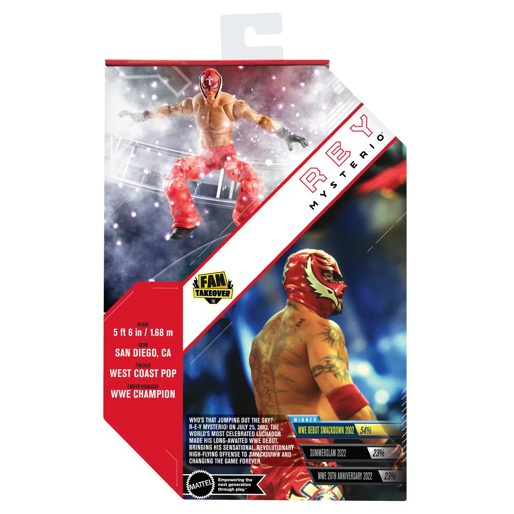 Rey Mysterio WWE Ultimate Edition Fan Takeover Action Figure