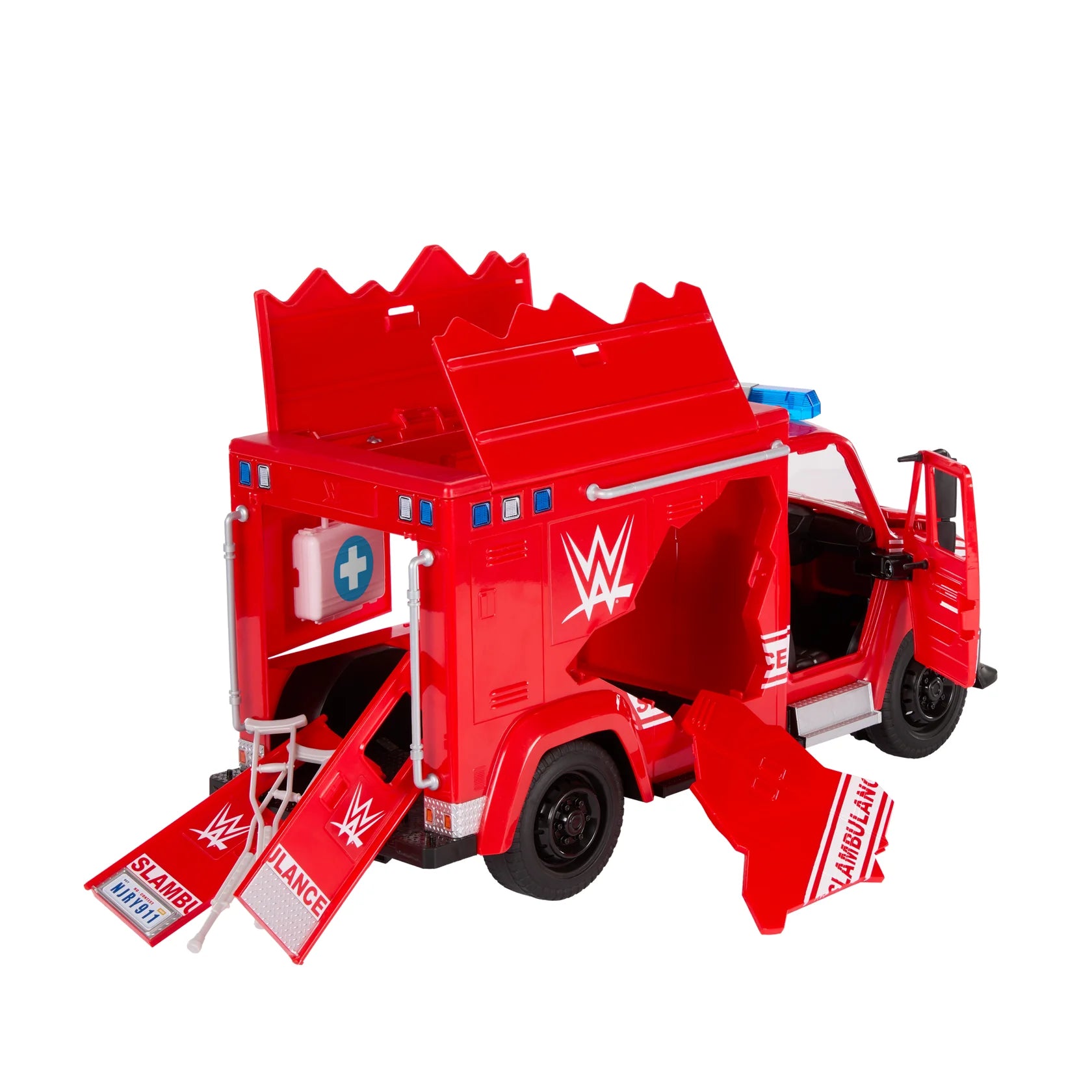 Slambulance Ambulance WWE Playset for Elite Action Figures Accessory Mattel