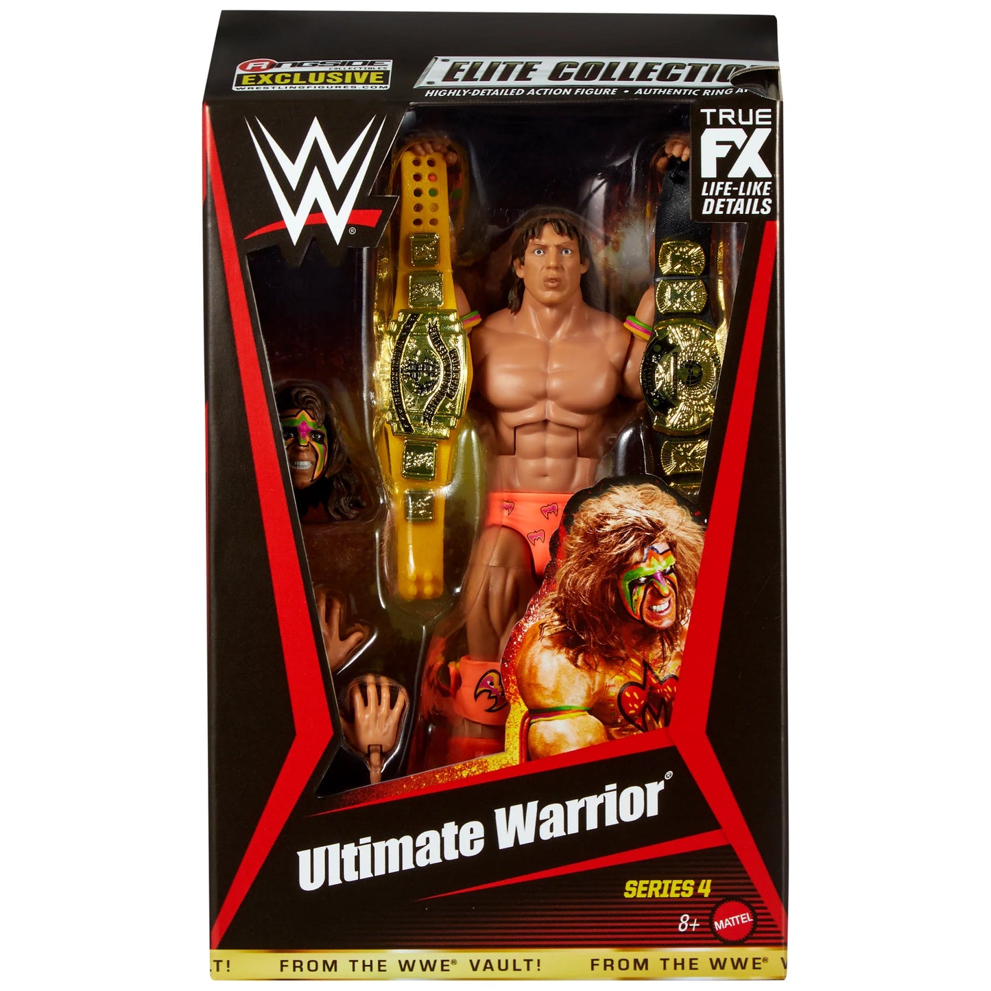 PREORDER Ultimate Warrior Defining Moments - WWE From the Vault Exclusive Series 4 Action Figure