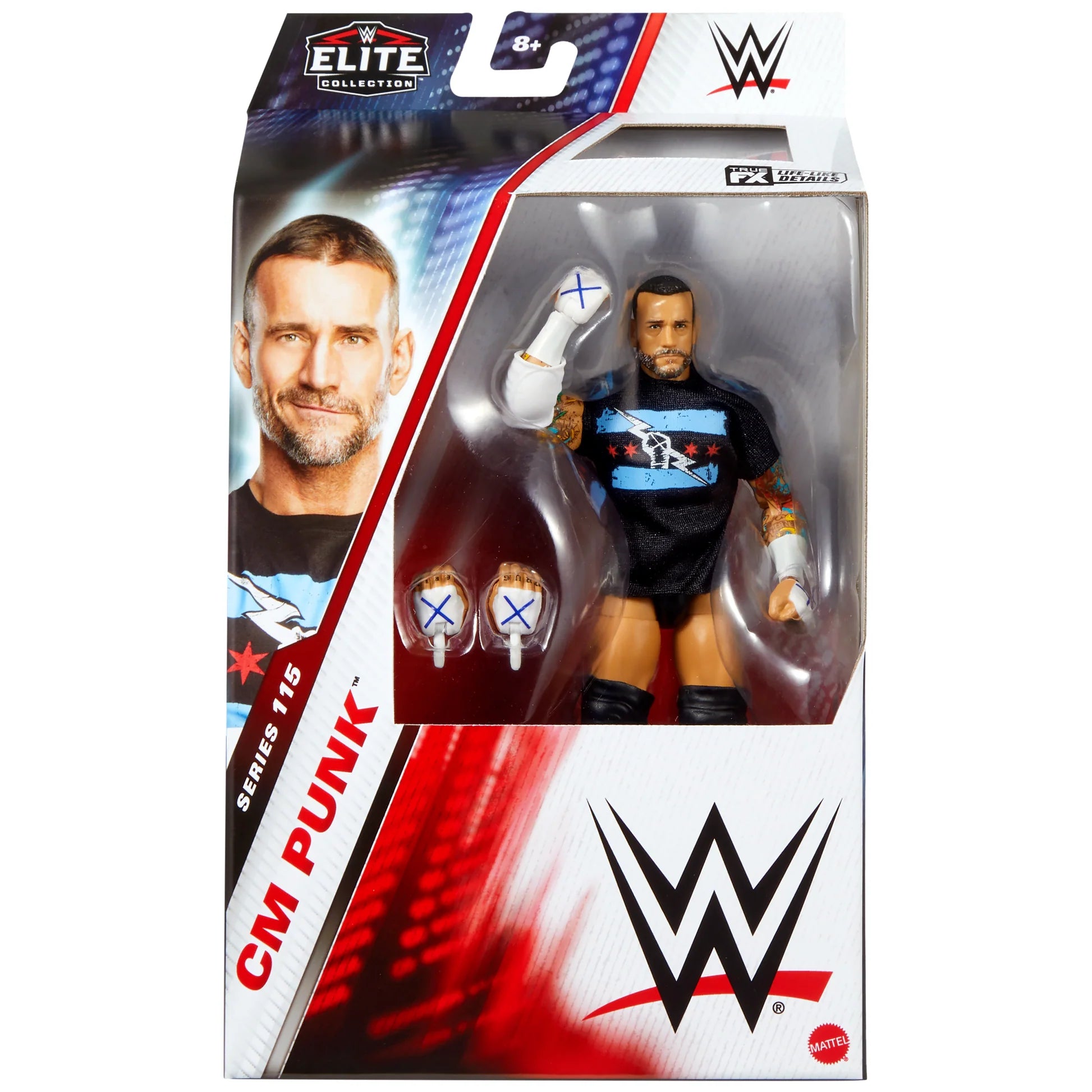 CM Punk WWE Elite 115 Series Action Figure
