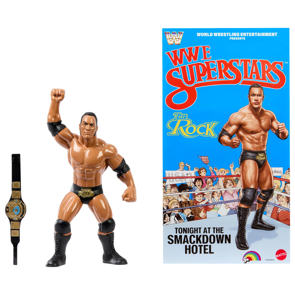 The Rock WWE LJN Series 3 Retro Action Figure 2026