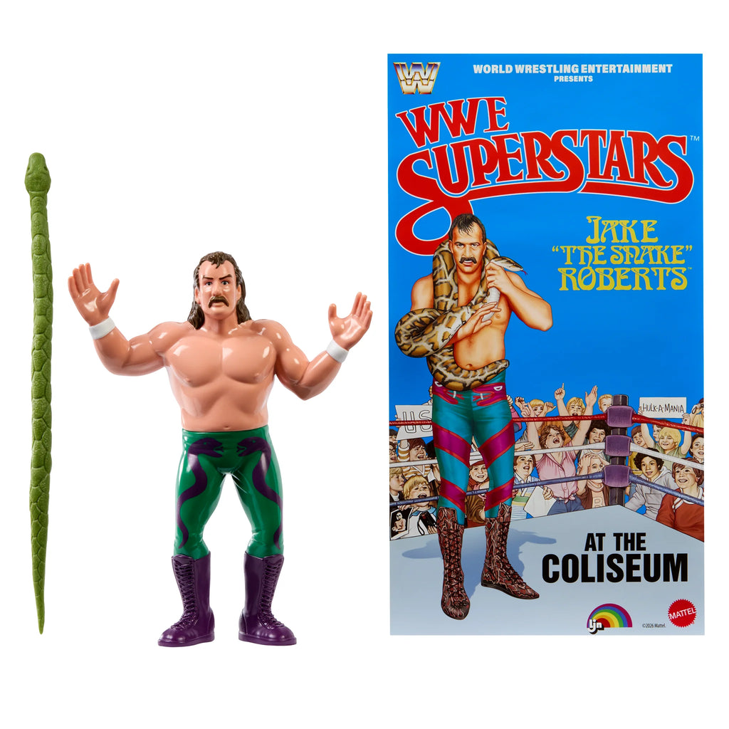 Jake The Snake Roberts WWE LJN Series 3 Retro Action Figure 2026