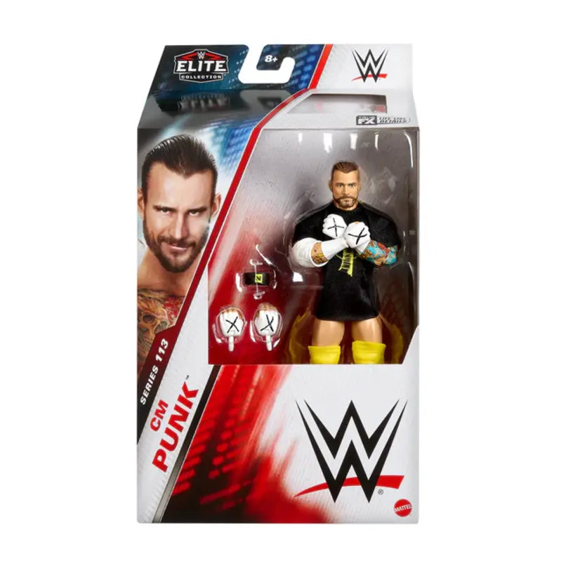 CM Punk WWE Elite 113 Series Action Figure Mattel