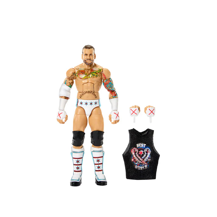 Ships 9/9/25 CM Punk - WWE Elite 121 Action Figure