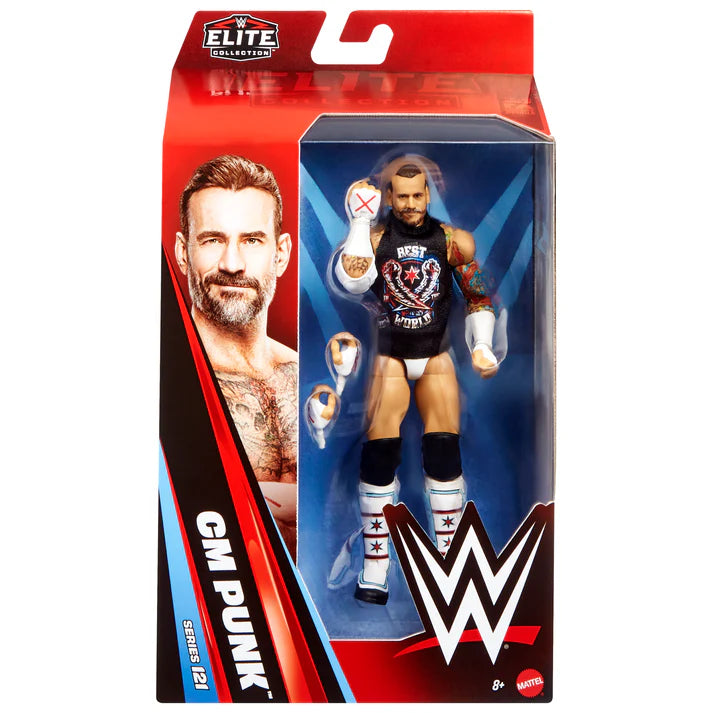 Ships 9/9/25 CM Punk - WWE Elite 121 Action Figure
