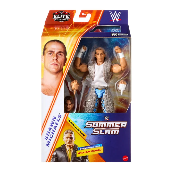 dmg box Shawn Michaels WWE Elite Summerslam Series Action Figure Mattel