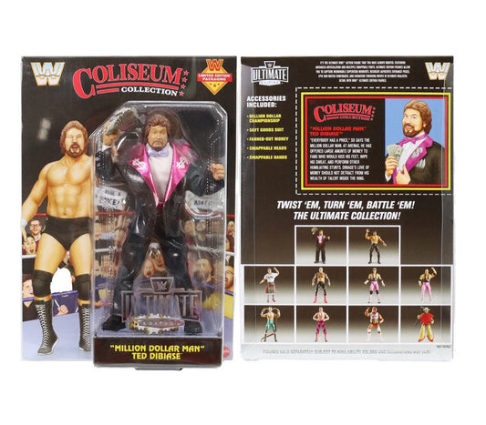 Ted Dibiase Black Card - WWE Coliseum Collection Ultimate Edition Action Figure