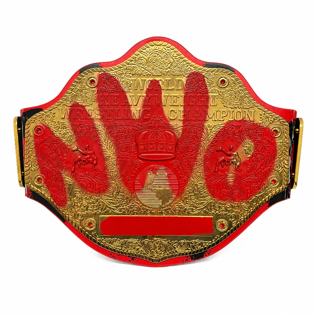 WWE NWO Wolfpac Red Replica Title Belt Championship WCW WWE Shop Official