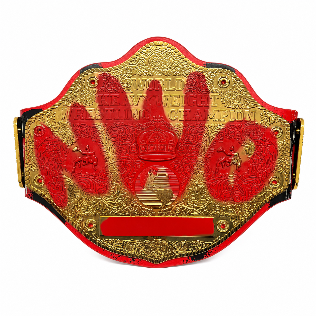 WWE NWO Wolfpac Red Replica Title Belt Championship WCW WWE Shop Official