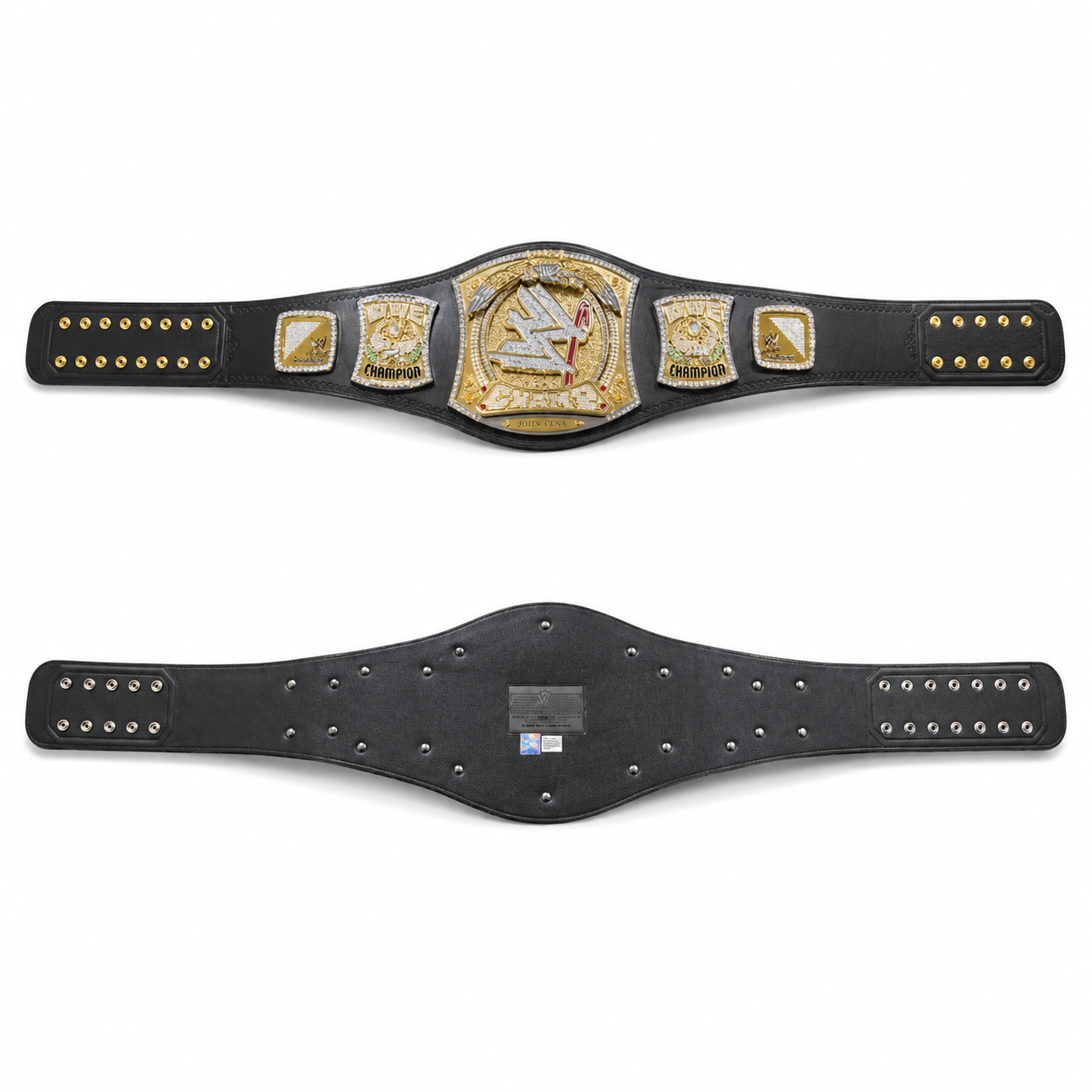 WWE Championship Spinner Belt John Cena Nameplate Authentic Replica WWE Shop