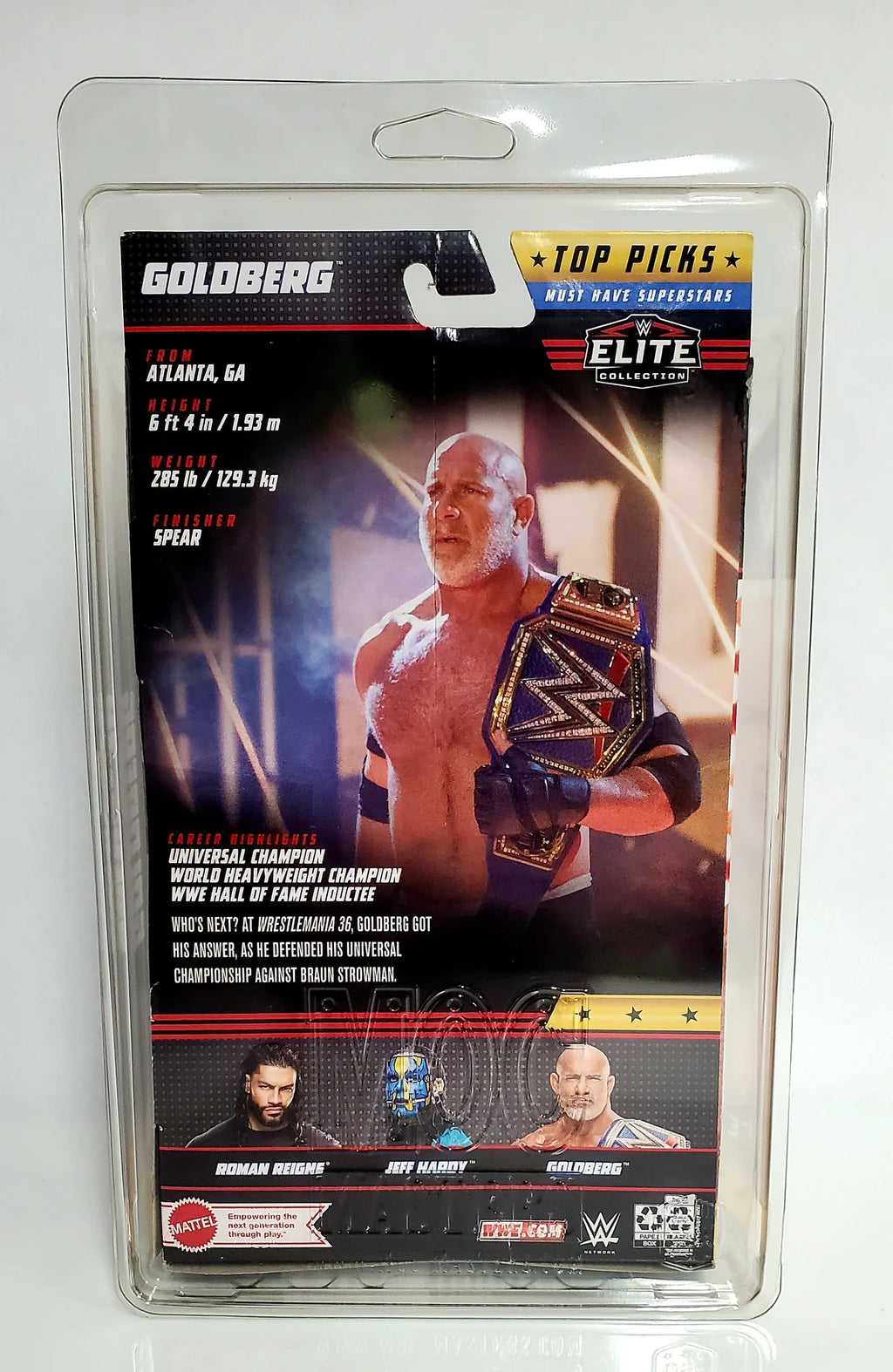 1 x WWE 2026 Elite Defender Protector Case MOC Masters