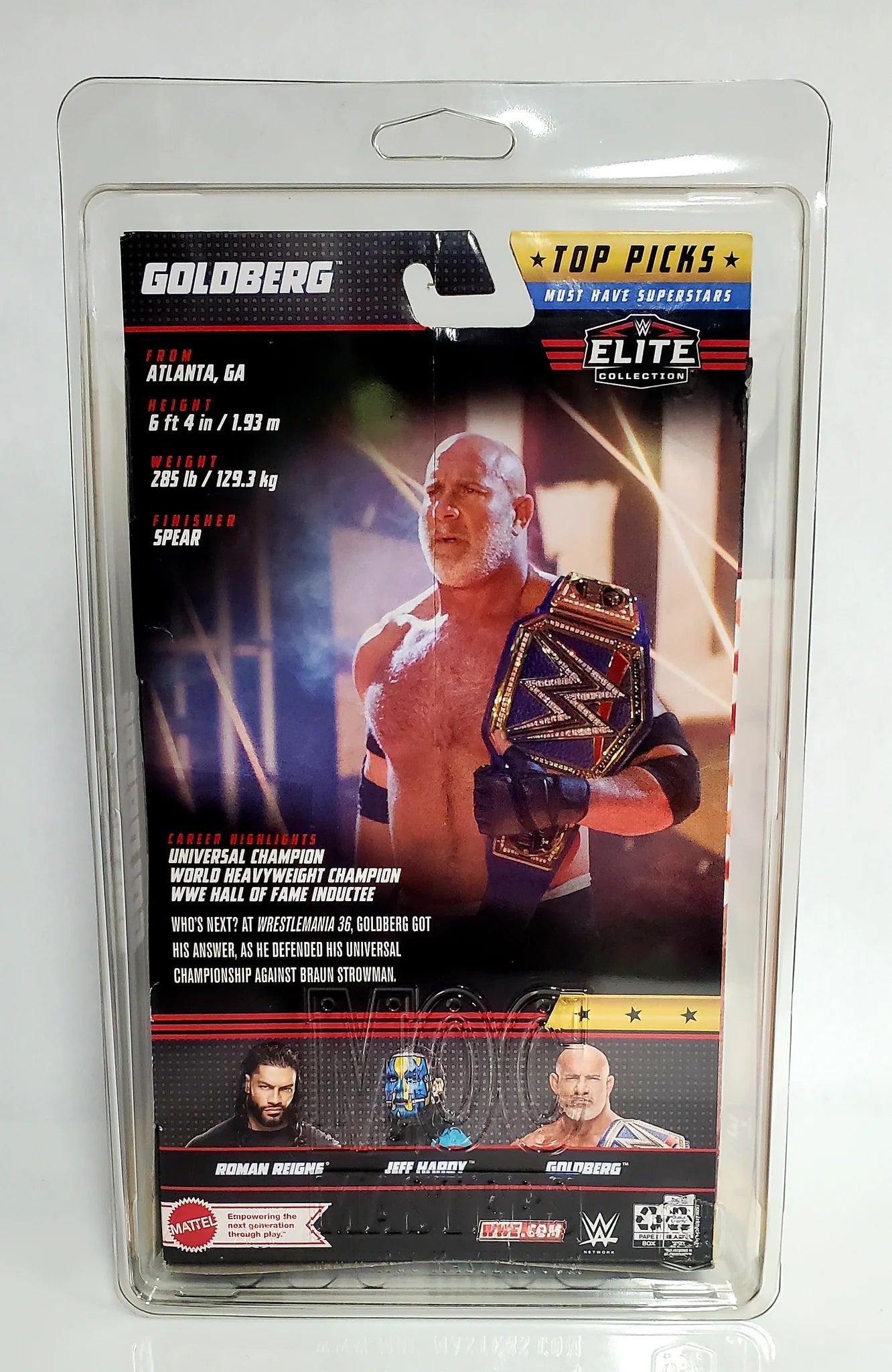 1 x WWE 2026 Elite Defender Protector Case MOC Masters