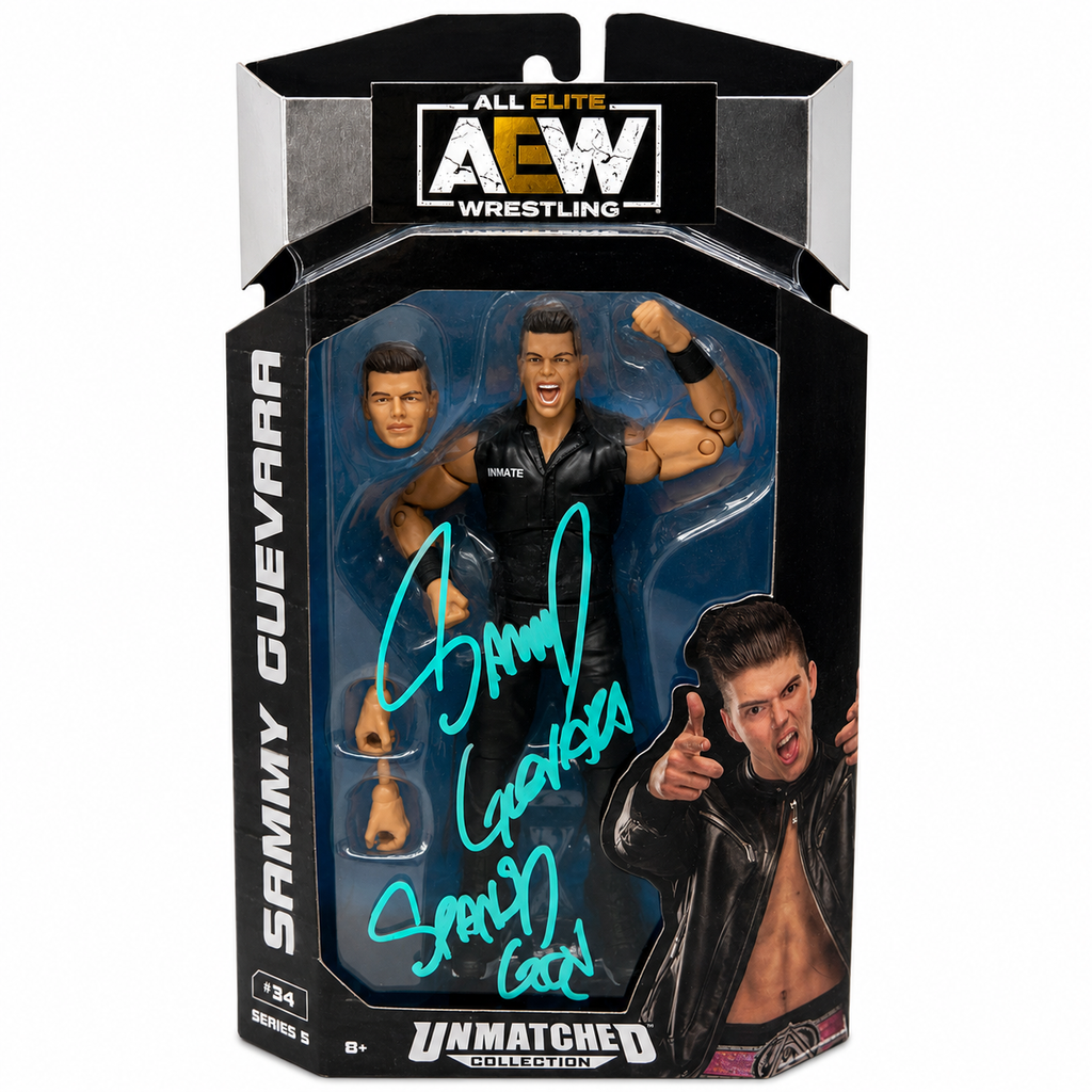 Sammy Guevara AEW Unmatched 5 Signed Action Figure
