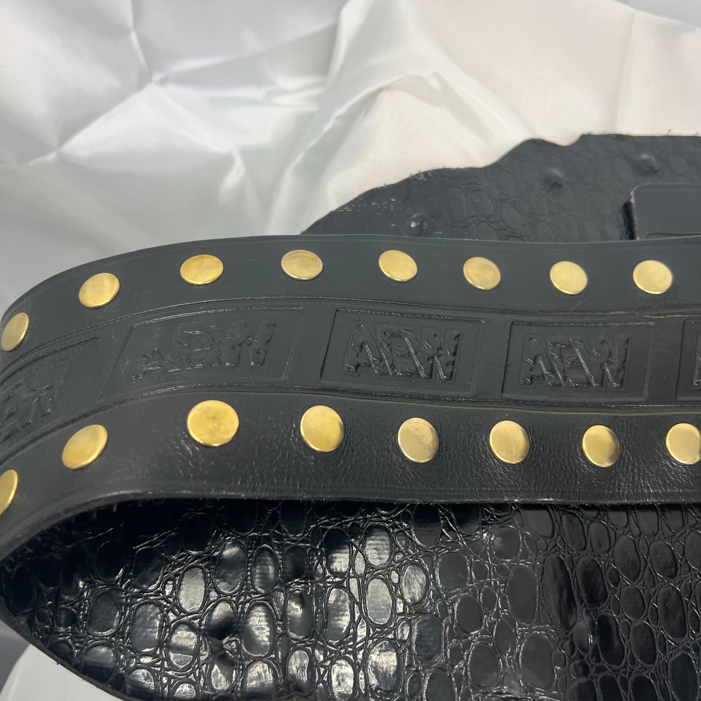 AEW World Heavyweight Championship Authentic Replica Title Belt by X Man Belts WWE
