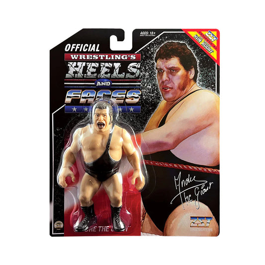 Andre The Giant (Black Strap) - Heels and Faces Series 2 - Scale Retro Action Figure WWE