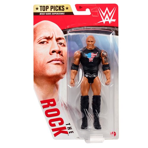 The Rock WWE Basic Series Top Picks Action Figure Mattel