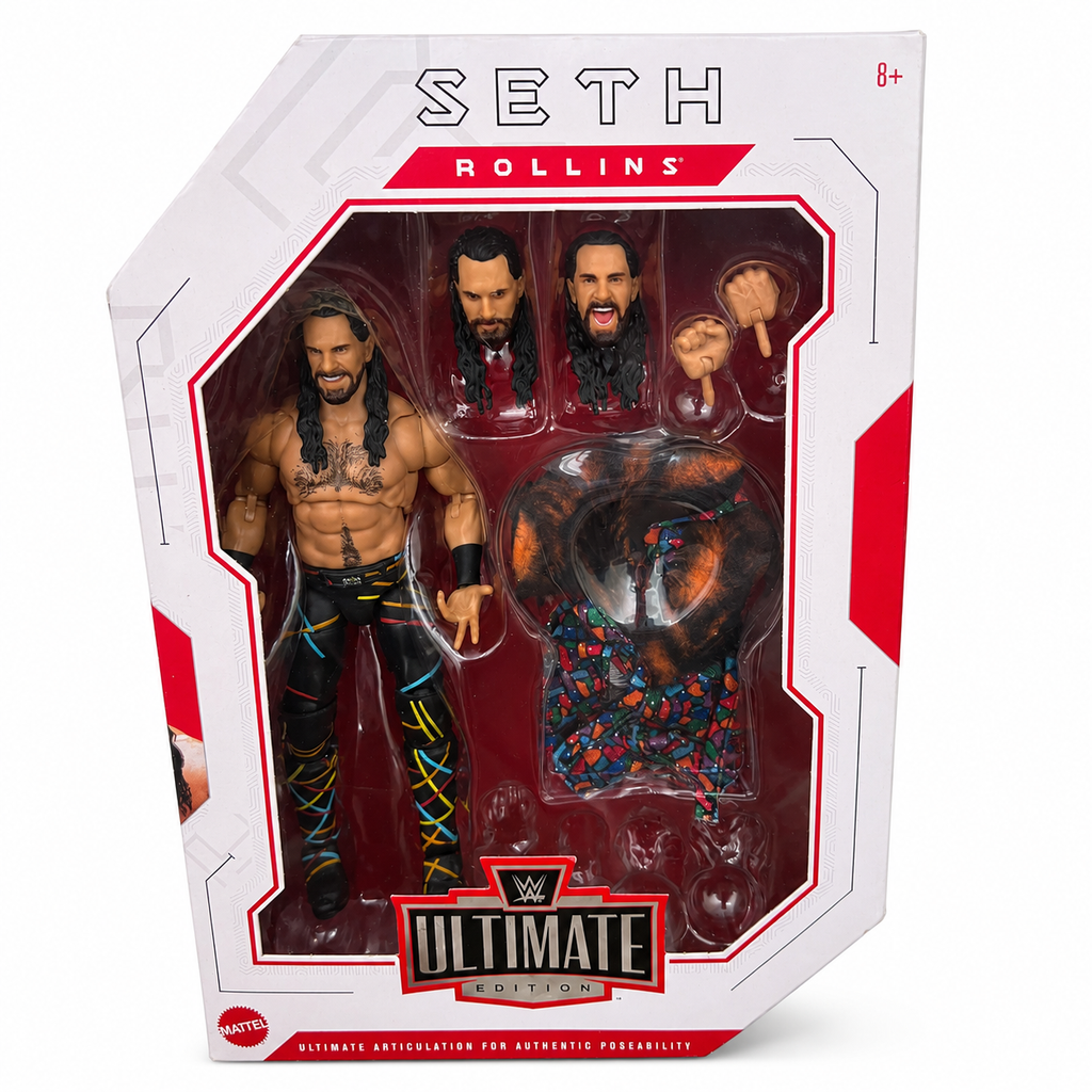 Seth Rollins WWE Ultimate Edition Series 17 Mattel Reboxed