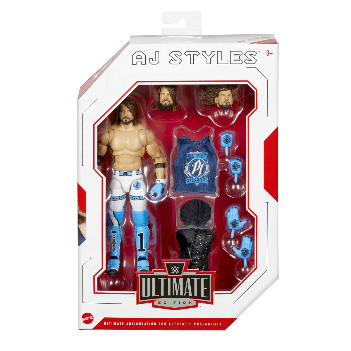 WWE AJ Styles Ultimate Edition 16 Action Figure Mattel