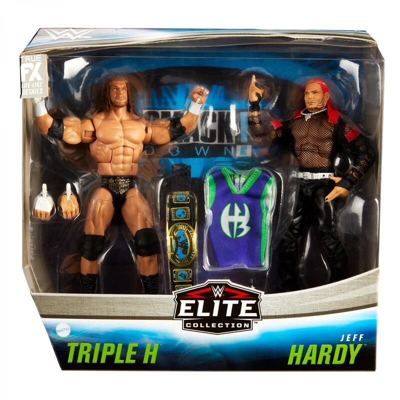 Jeff Hardy and Triple H WWE Elite 2 Pack Action Figure