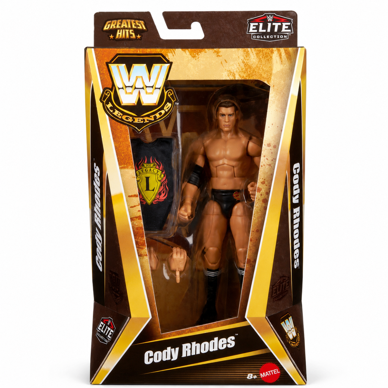 Cody Rhodes WWE Elite Legends Series Greatest Hits Action Figure Mattel
