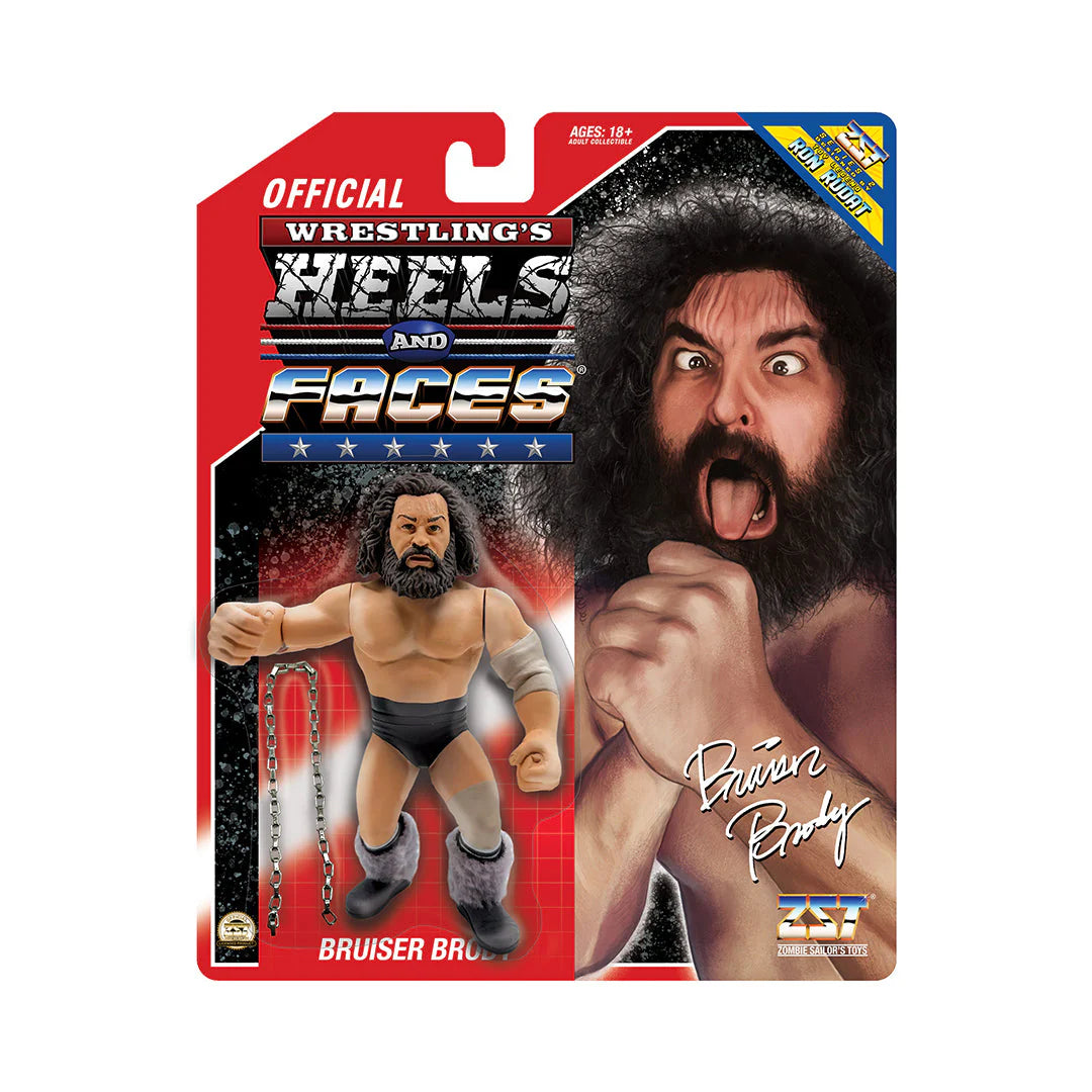 Bruiser Brody Heels and Faces Series 2 Scale Retro Action Figure WWE