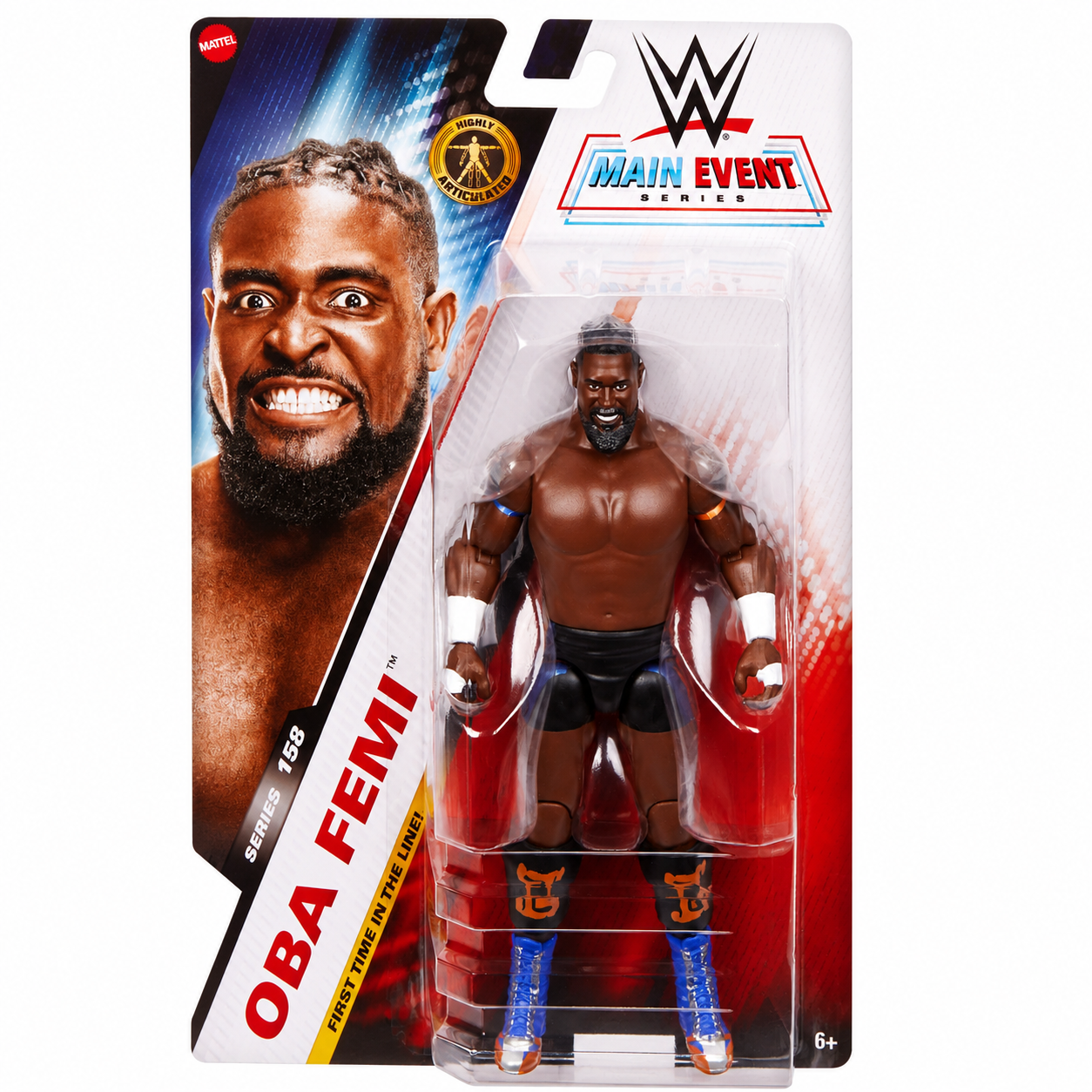 Oba Femi WWE Action Figure Series 158 Mattel New In Box RARE