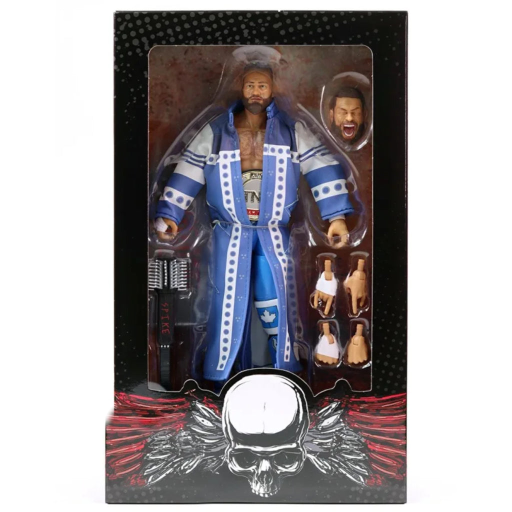 Adam Copeland Edge Toronto Gear with Spike AEW Exclusive Action Figure Scale WWE