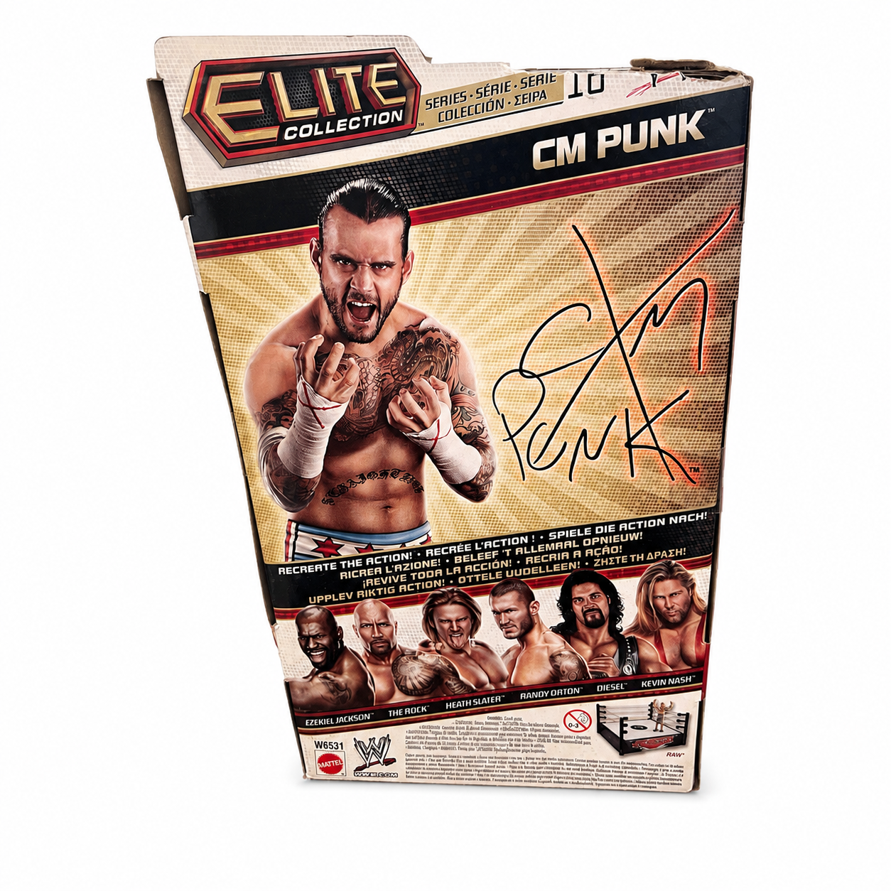 DMG BOX CM Punk WWE Elite 16 Action Figure Mattel