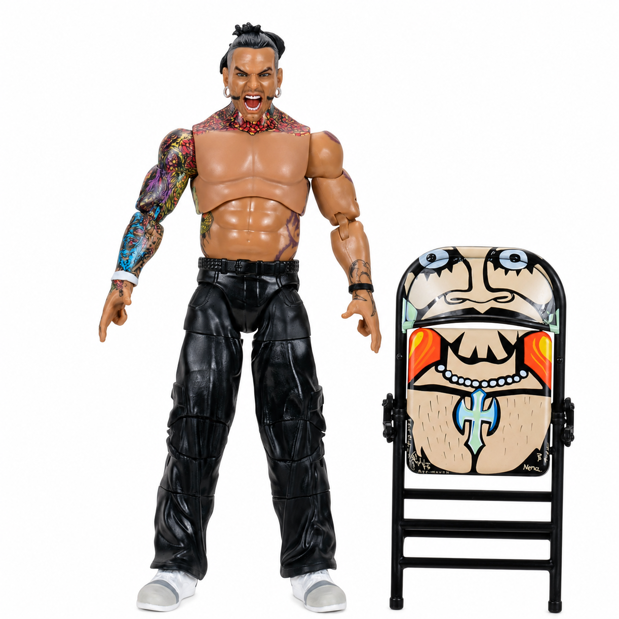 Jeff Hardy AEW Unmatched 9 Out Of Box Action Figure Scale WWE Jazwares 4