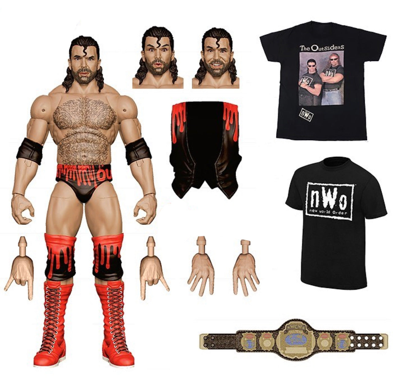 PREORDER Scott Hall Outsiders NWO - WWE Ultimate Edition WCW Exclusive Figure WWE