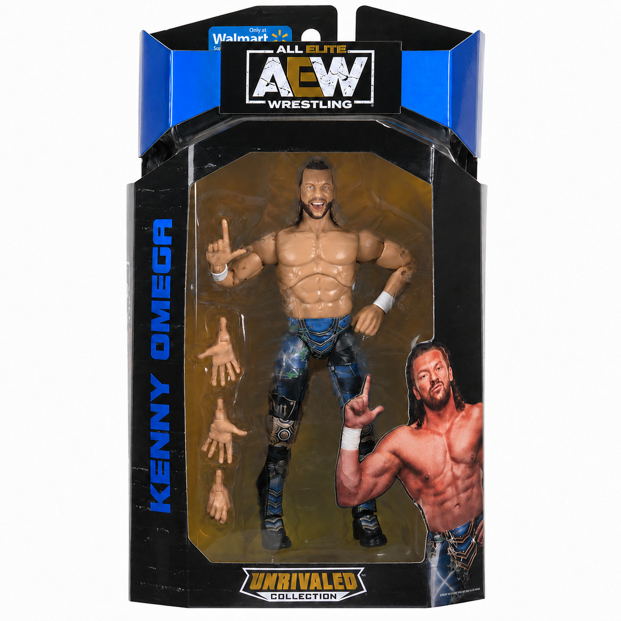 Kenny Omega AEW Unrivaled Best Bout Machine Action Figure Scale WWE