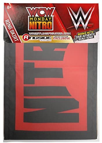 WWE WCW Monday Night Nitro Ring Skirt Scale Ring for WWE Scale Ring Mattel