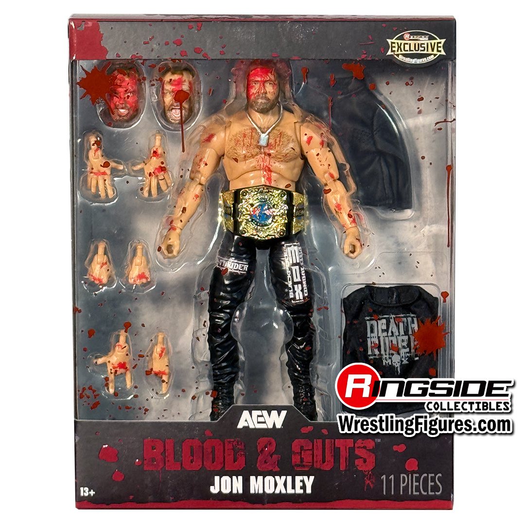 Jox Moxley AEW Blood and Guts Action Figure - Scale WWE