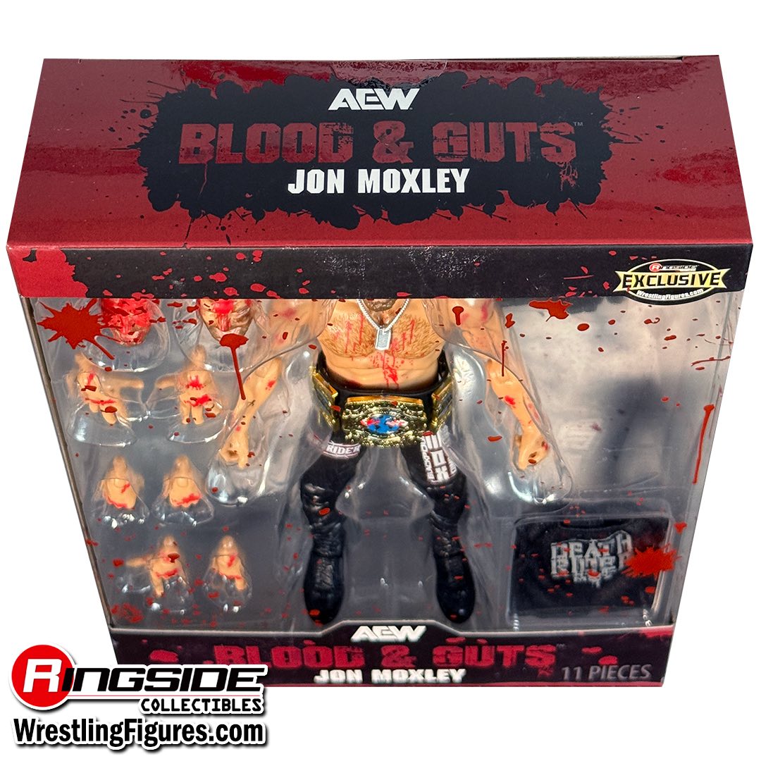 Jox Moxley AEW Blood and Guts Action Figure - Scale WWE