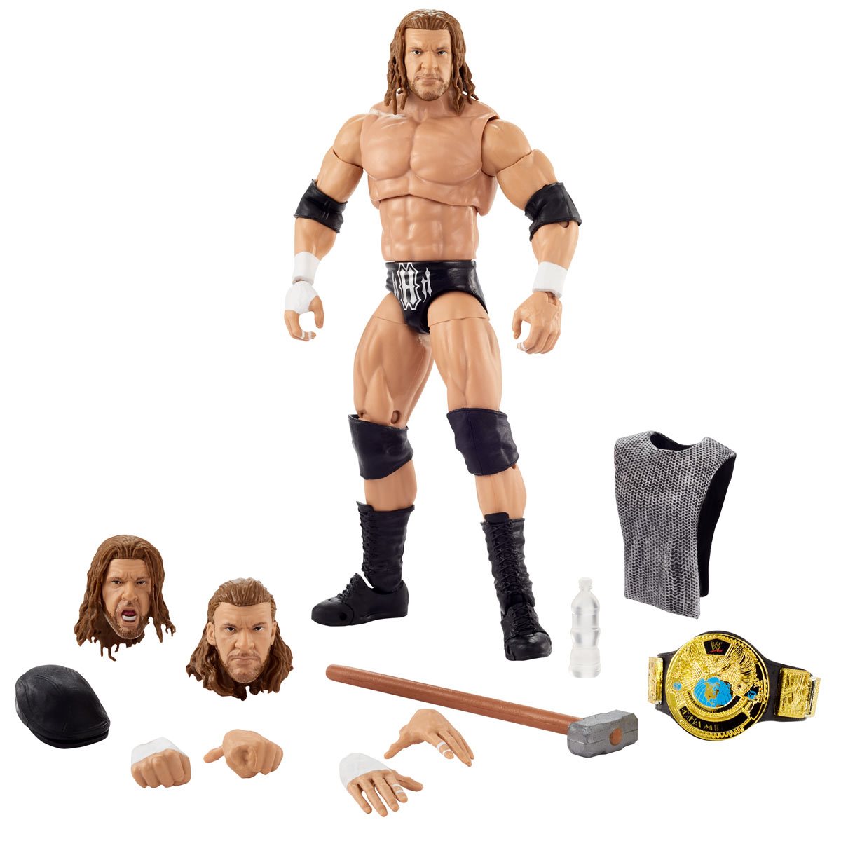 Triple H WWE Ultimate Edition Out Of Box Action Figure Mattel 3