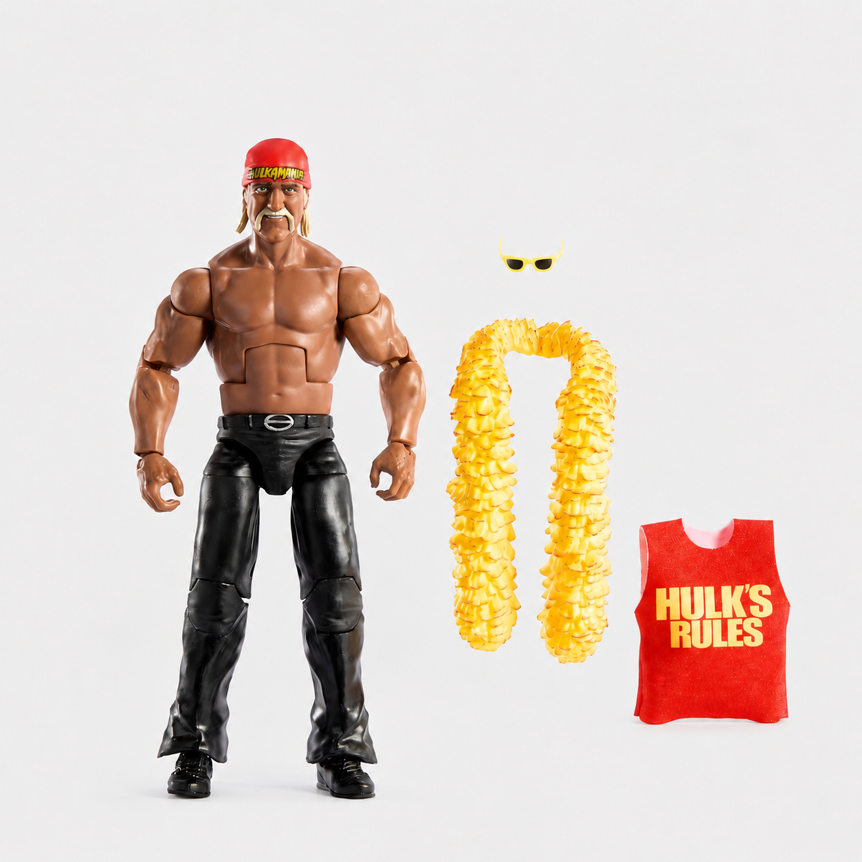 Hulk Hogan Elite Wrestlemania 41 WWE Out Of Box Action Figure Mattel