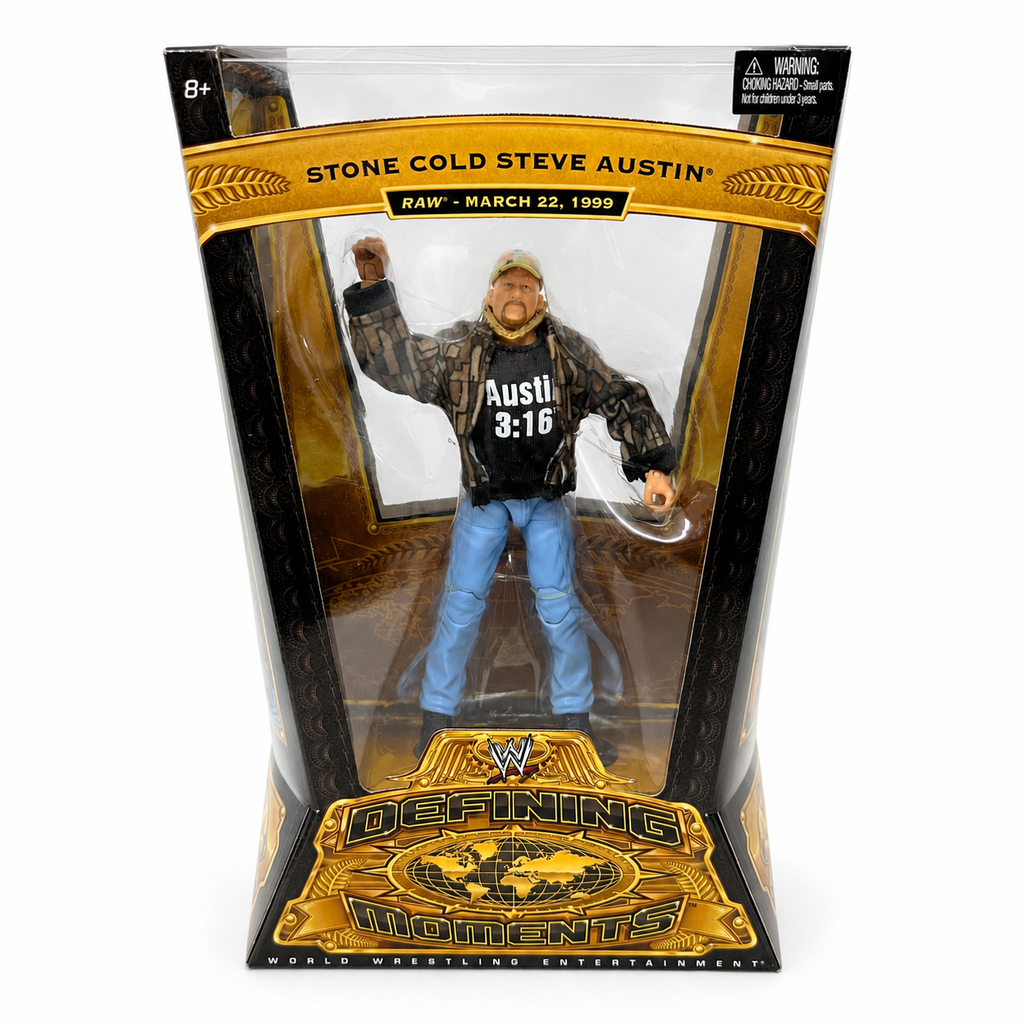 Stone Cold Steve Austin Raw 1999 WWE Elite Defining Moments Action Figure Mattel