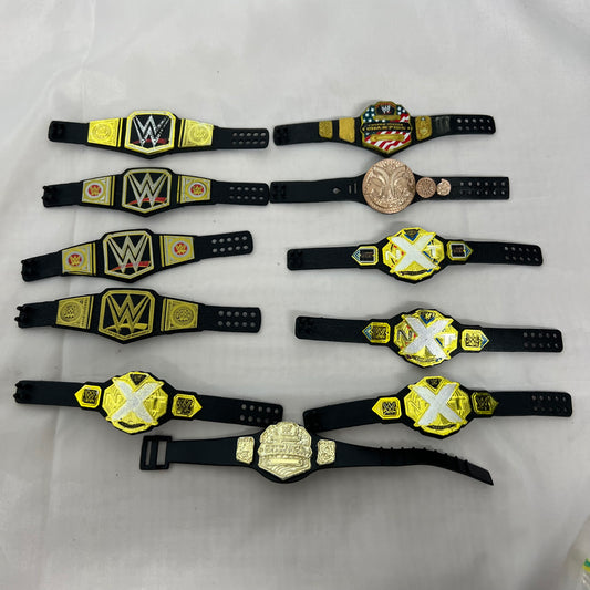 11 x Belts Titles Championships for WWE Action Figures Accessories