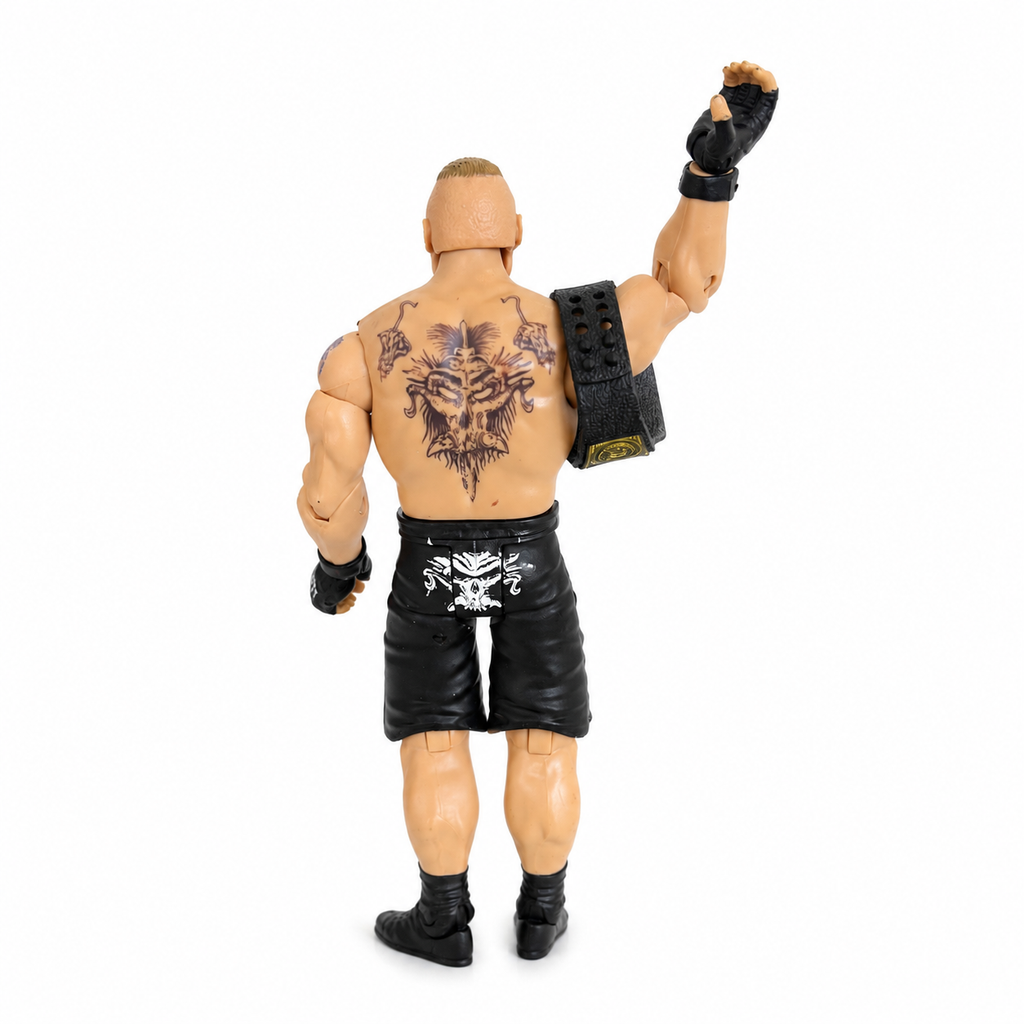 Brock Lesnar with WWE Title Out Of Box Action Figure Mattel